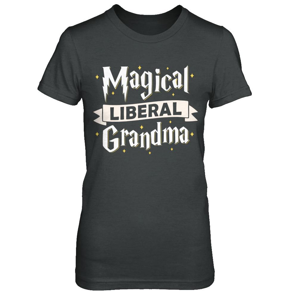 Magical Liberal Grandma-T-Shirt & Hoodie-Women's T-Shirt-Dark Heather