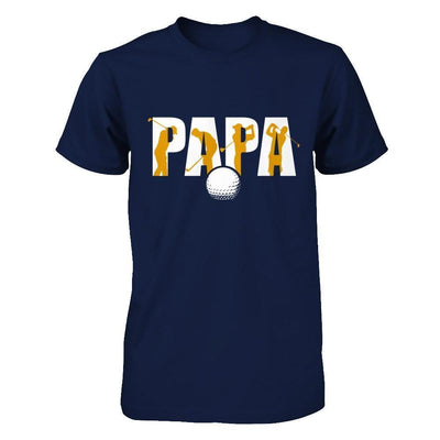 Golf Papa Father's Day-T-Shirt & Hoodie-Classic T-Shirt-Navy