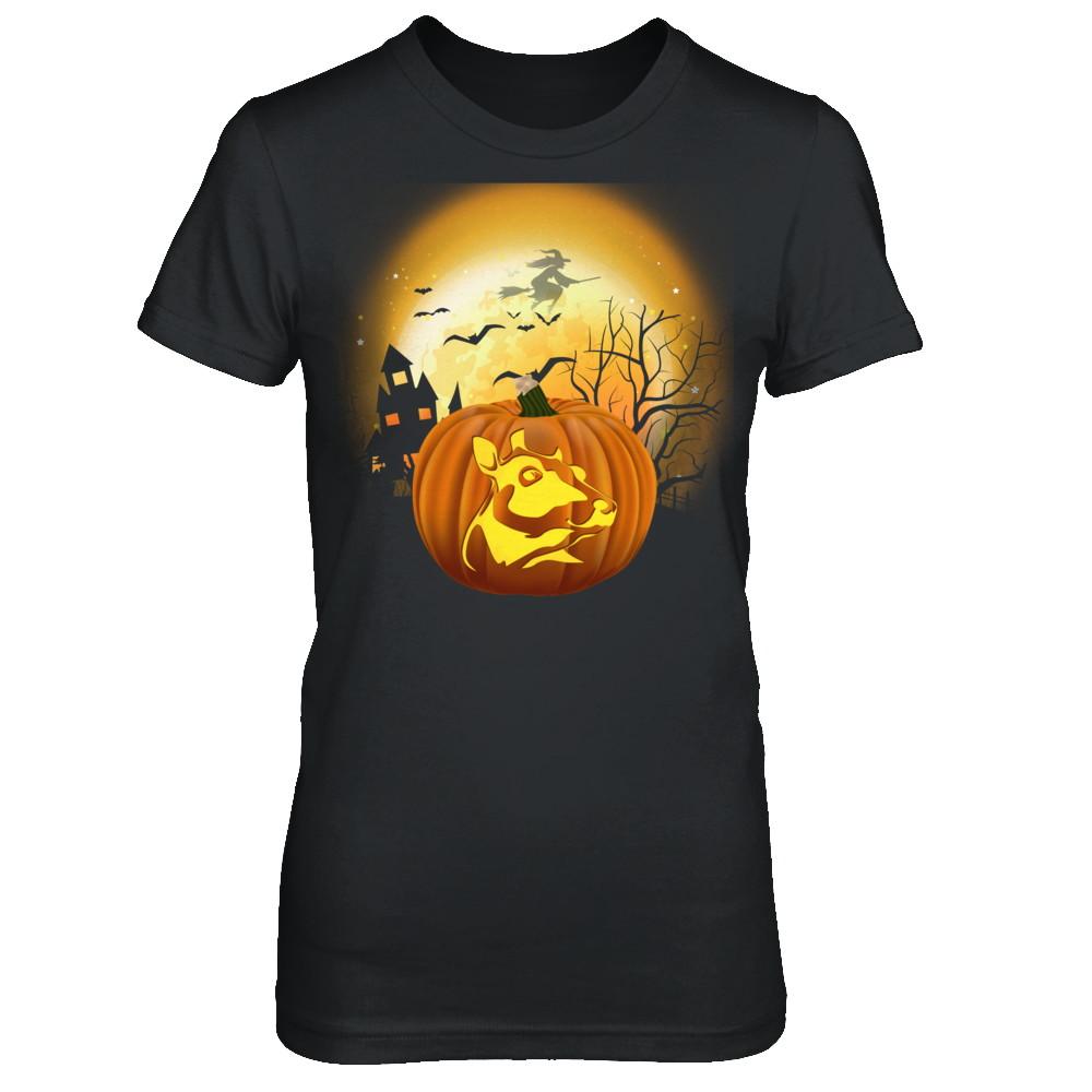 Pumpkin Cow Halloween Human Costume-T-Shirt & Hoodie-Women's T-Shirt-Black