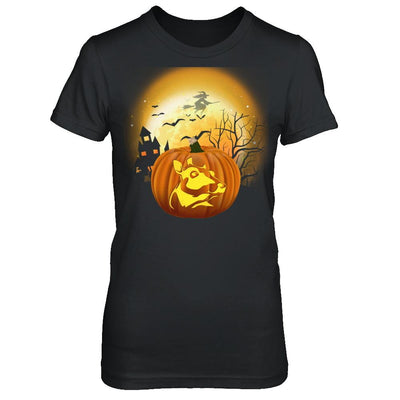 Pumpkin Cow Halloween Human Costume-T-Shirt & Hoodie-Women's T-Shirt-Black