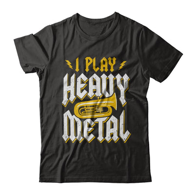 I Play Heavy Metal Tuba Music Player-T-Shirt & Hoodie-Premium T-Shirt-Black