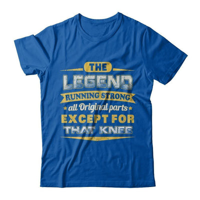 The Legend Running Strong All Original Parts Except Knee-T-Shirt & Hoodie-Premium T-Shirt-Royal
