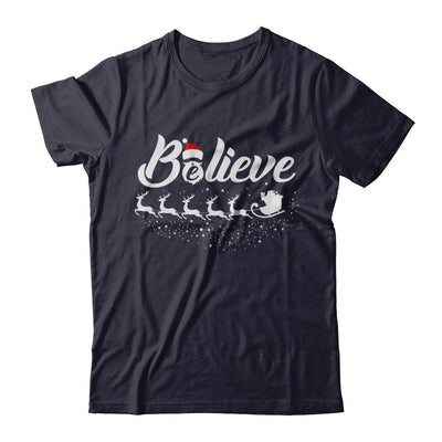 Believe Best Santa Christmas Gifts-T-Shirt & Sweatshirt-Premium T-Shirt-Midnight Navy