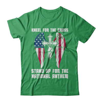 Kneel For The Cross Stand Up For The National Anthem-T-Shirt & Hoodie-Premium T-Shirt-Kelly Green