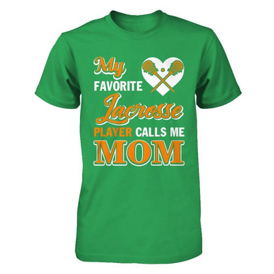 My Favorite Lacrosse Player Calls Me Mom-T-Shirt & Hoodie-Premium T-Shirt-Kelly Green
