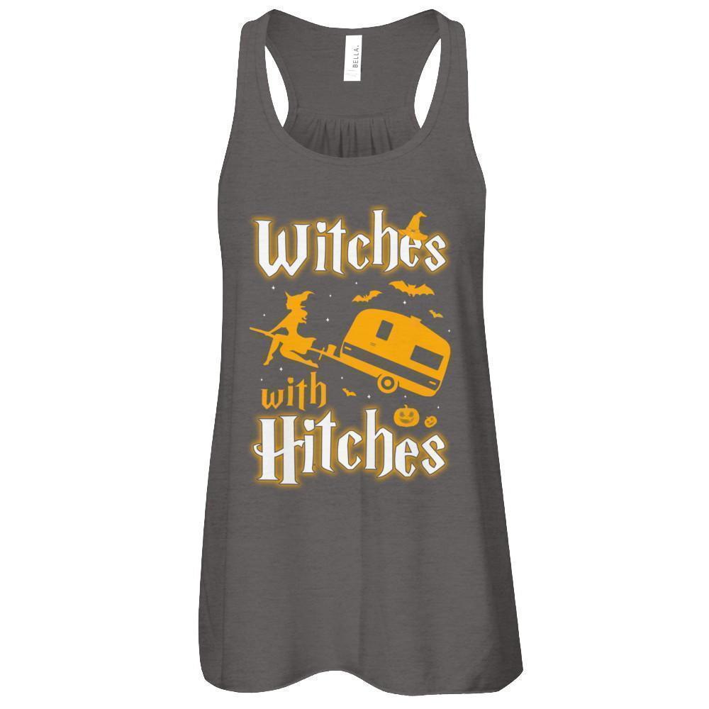 Witches With Hitches Camping Funny Halloween-T-Shirt & Tank Top-