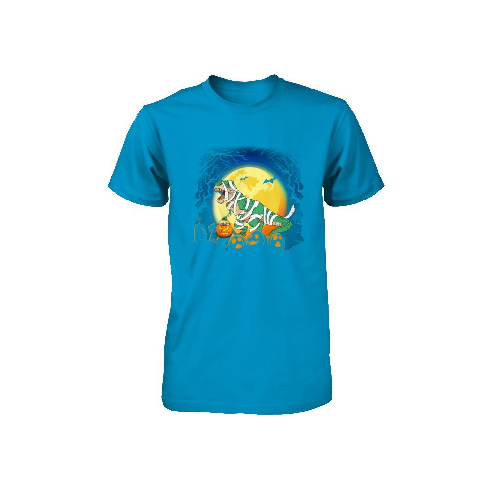 Halloween Pumpkin Dinosaur Gift For Kids Boys Girls Youth-Youth Shirt-