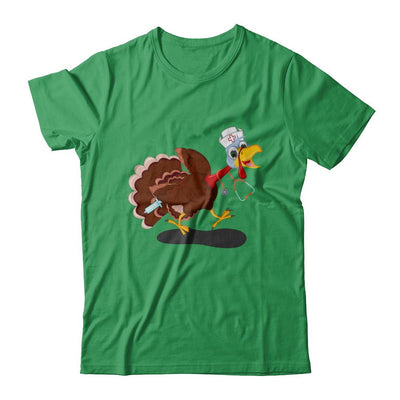 Nurse Turkey Funny Thanksgiving Day-T-Shirt & Hoodie-Premium T-Shirt-Kelly Green