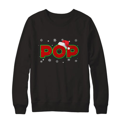 Pop Christmas Santa Ugly Sweater Gift-T-Shirt & Sweatshirt-Crewneck Sweatshirt-Black