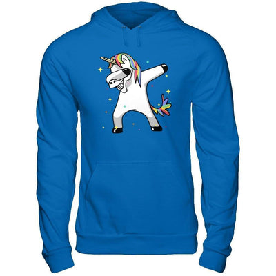Funny Unicorn Dabbing-T-Shirt & Hoodie-Pullover Hoodie-Royal