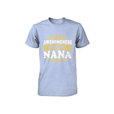 I Get My Awesomeness From My Nana Youth-Youth Shirt-Youth T-Shirt-Blue Triblend