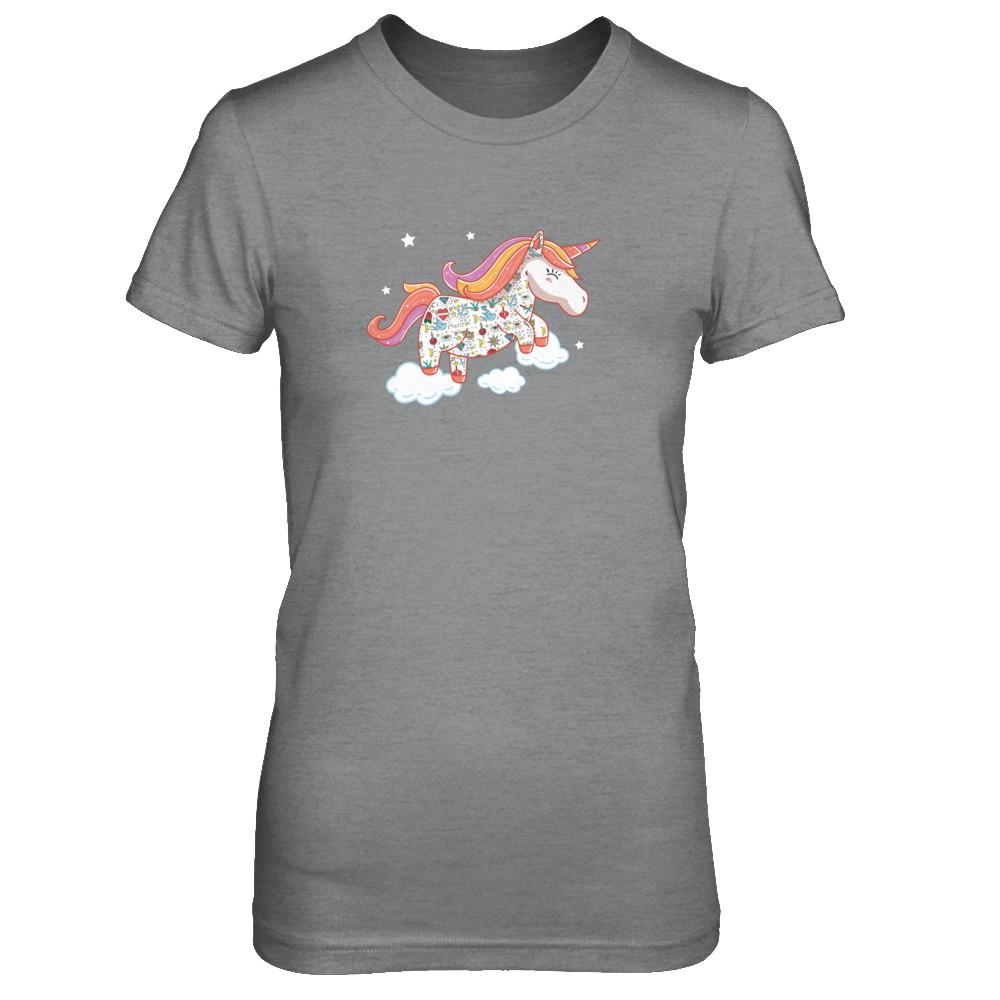 Tattooed Girl Unicorn Tattoos-T-Shirt & Tank Top-Women's T-Shirt-Sport Grey
