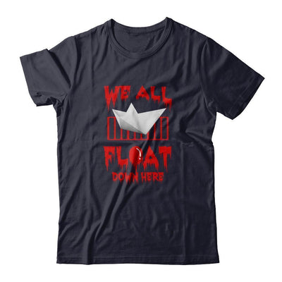 We All Float Down Here Horror Halloween Blood-T-Shirt & Tank Top-Premium T-Shirt-Midnight Navy