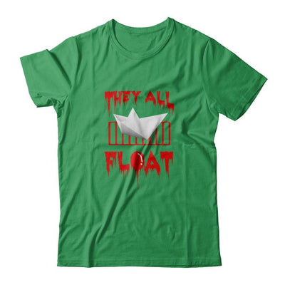 They All Float Horror Halloween Blood-T-Shirt & Tank Top-Premium T-Shirt-Kelly Green