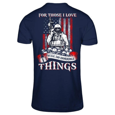 For Those I Love I Will Do Horrible Things-T-Shirt & Hoodie-Classic T-Shirt-Navy