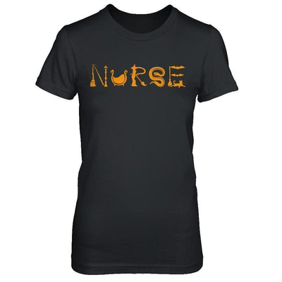 Funny Nurse Halloween-T-Shirt & Sweatshirt-Women's T-Shirt-Black
