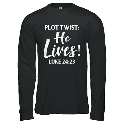 Plot Twist He Lives Christian-T-Shirt & Hoodie-
