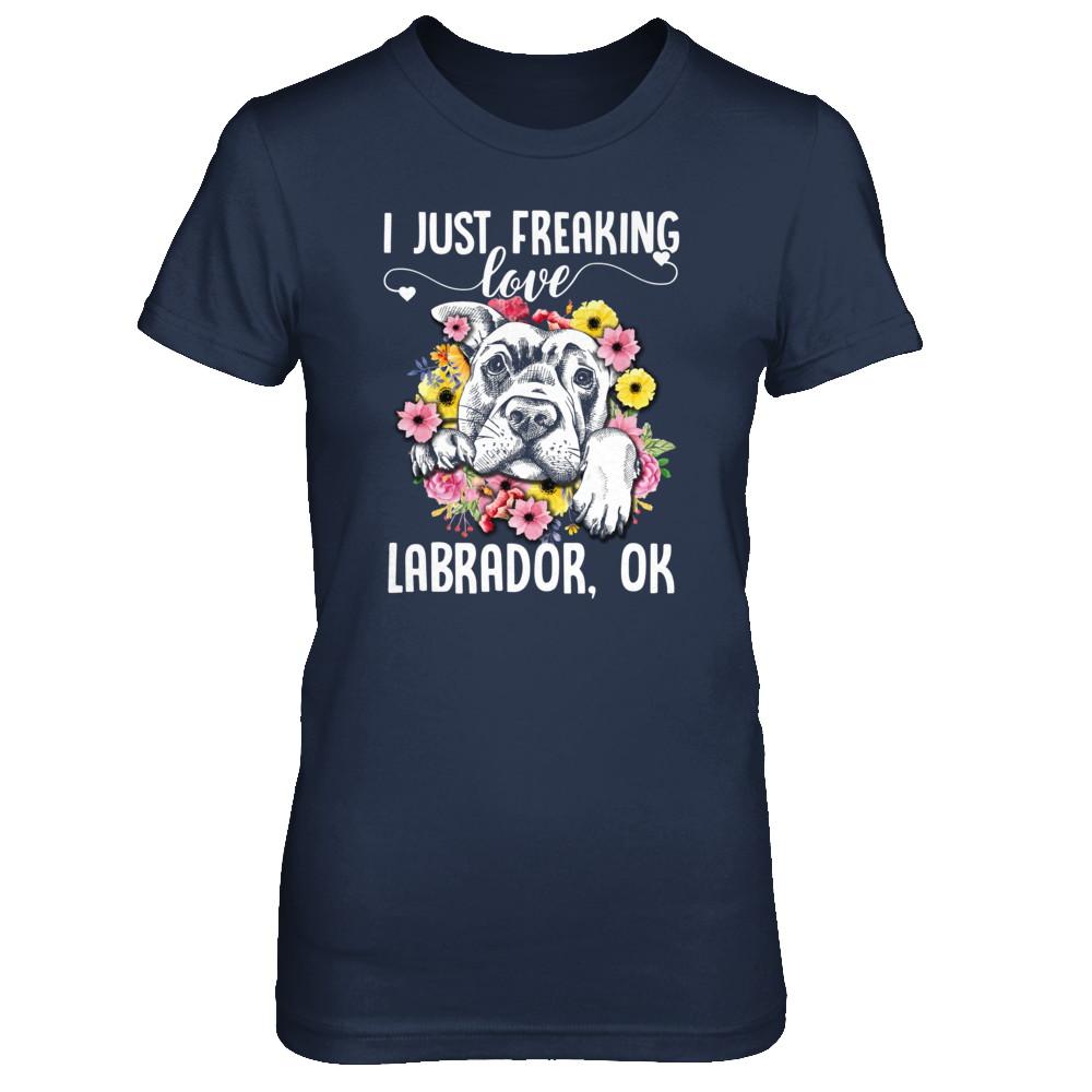 Dog I Just Freaking Love Labrador-T-Shirt & Tank Top-