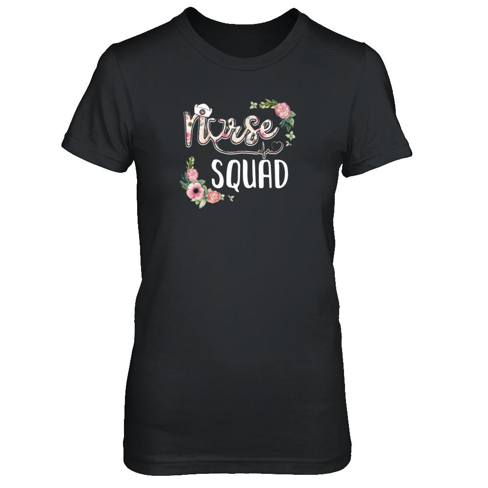 Nursing Student Squad Nurse Gifts-T-Shirt & Tank Top-Women's T-Shirt-Black