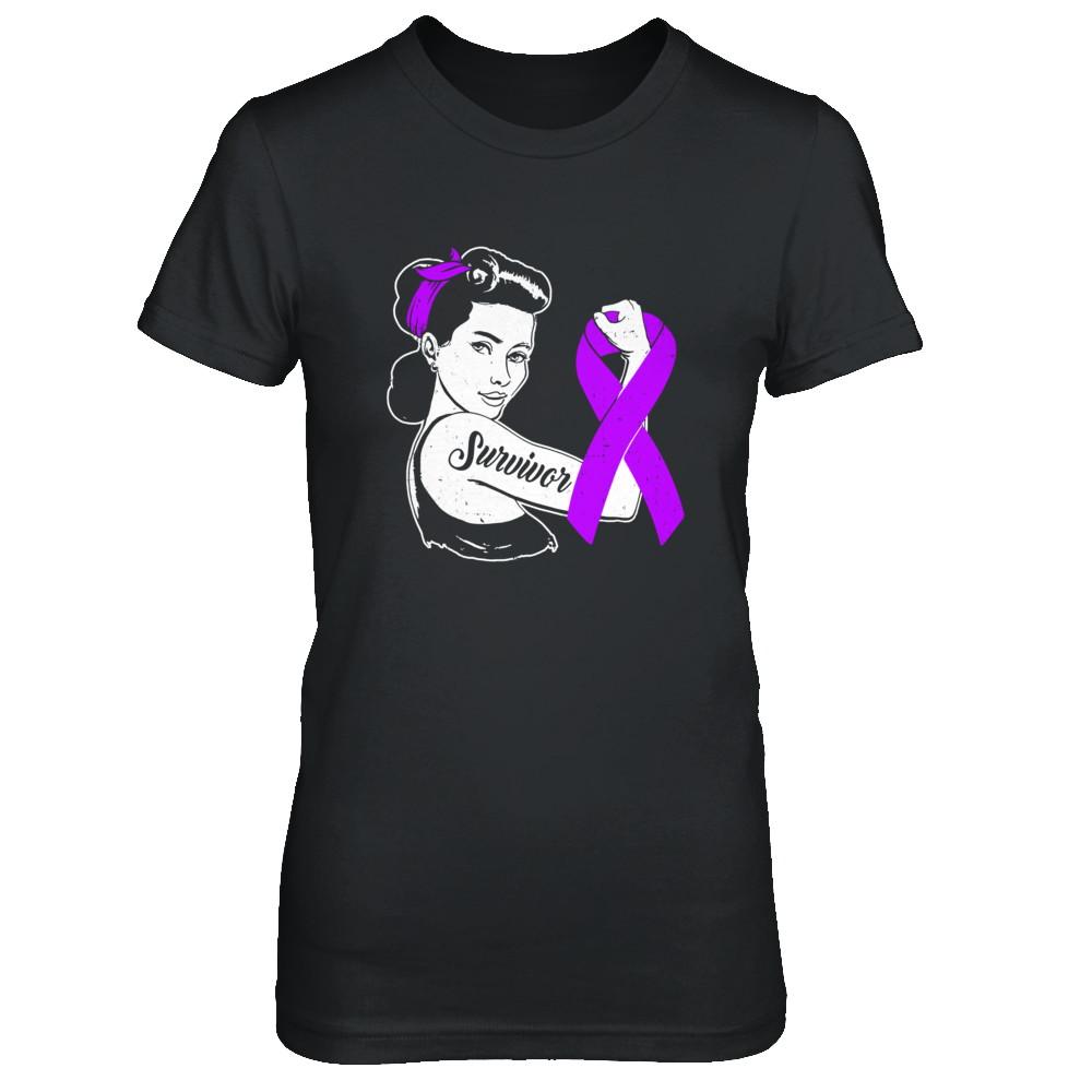 We Can Cure It Purple Alzheimer's Awareness Survivor