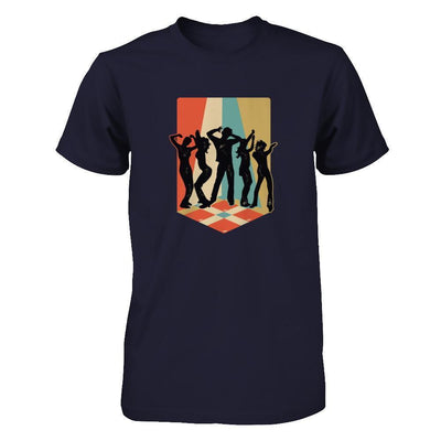 Classic Vintage Retro Style Dance Music-T-Shirt & Tank Top-Premium T-Shirt-Midnight Navy