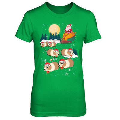 Funny Christmas Guinea Pig Reindeer Lover Santa Gift-T-Shirt & Sweatshirt-Women's T-Shirt-Irish Green