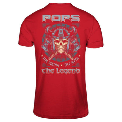 Pops The Viking The Myth The Legend-T-Shirt & Hoodie-Classic T-Shirt-Red