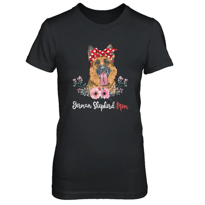German Shepherd Mom Gift For Women Dog Lover-T-Shirt & Hoodie-Women's T-Shirt-Black