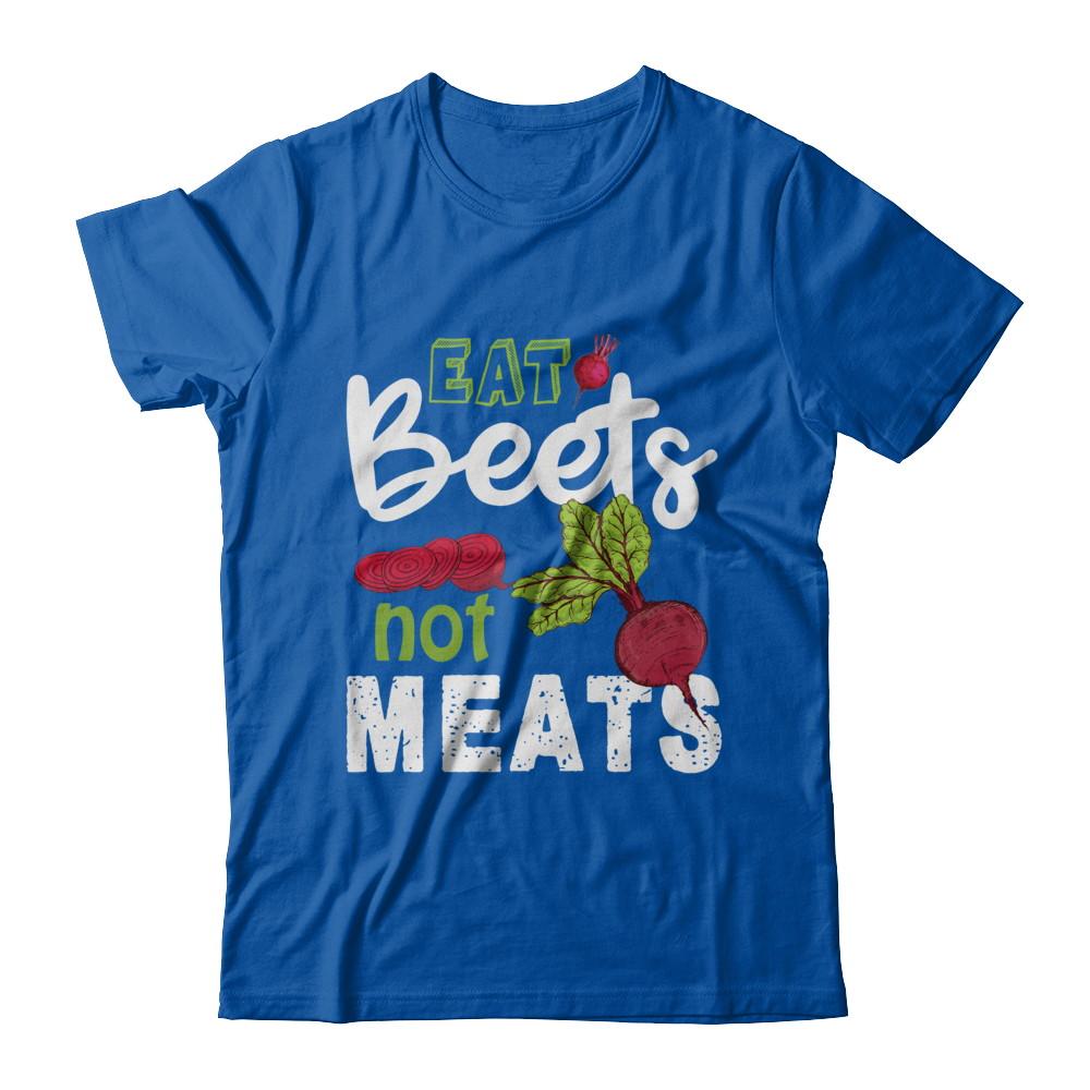 Eat Beets Not Meats Vegetarian-T-Shirt & Hoodie-Premium T-Shirt-Royal