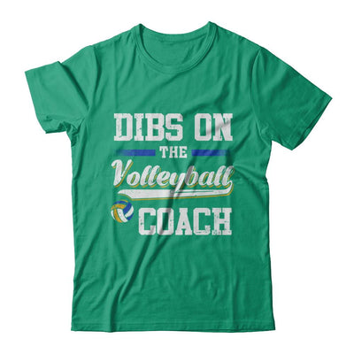 Dibs On The Coach Volleyball-T-Shirt & Hoodie-Classic T-Shirt-Kelly Green