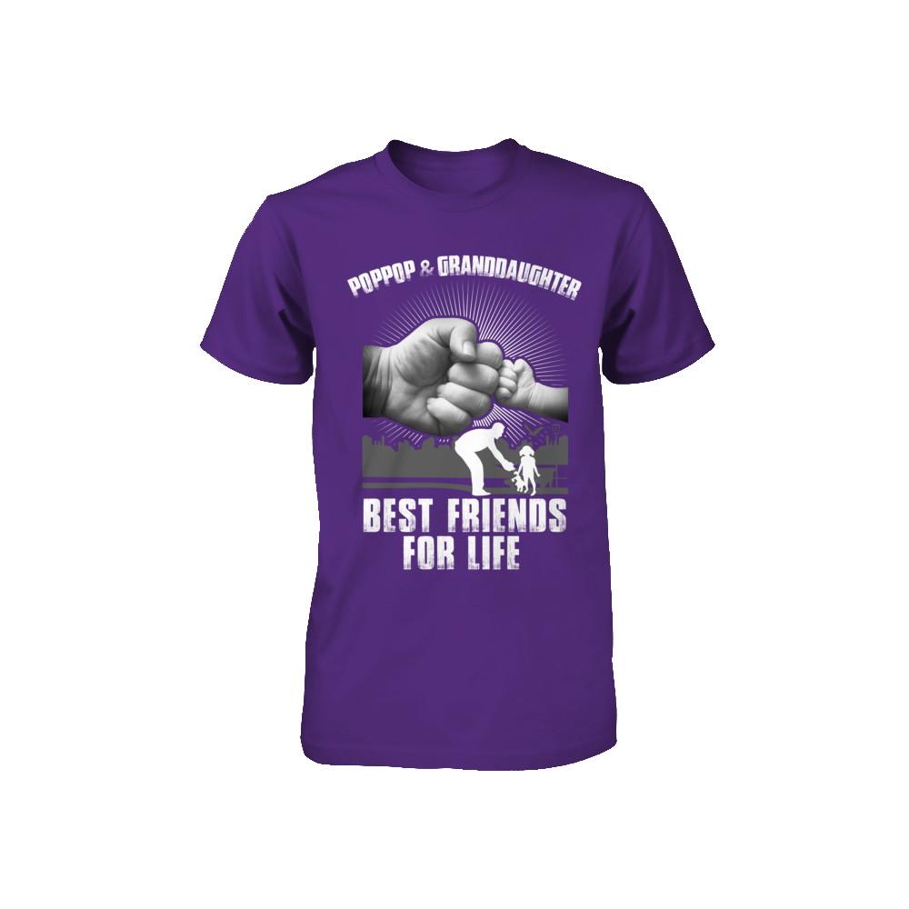 Poppop And Granddaughter Best Friends For Life Youth-Youth Shirt-