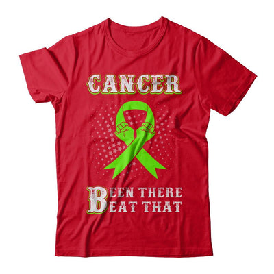 Liver Cancer Been There Beat That Awareness Green Ribbon-T-Shirt & Hoodie-Premium T-Shirt-Red