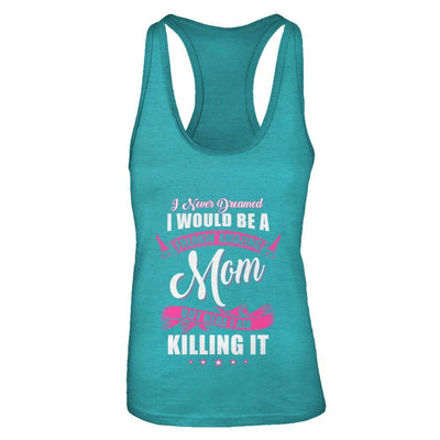 Funny Freakin Amazing Mom Wife Mothers Day Gift-T-Shirt & Tank Top-Women's Ideal Racerback Tank-Tahiti Blue