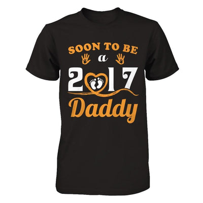 Soon To Be A Daddy Since 2017-T-Shirt & Hoodie-Classic T-Shirt-Black