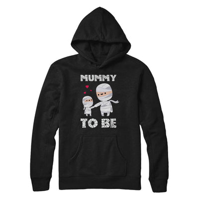 Cute Funny Mummy To Be Pregnant Mom Halloween-T-Shirt & Hoodie-Pullover Hoodie-Black