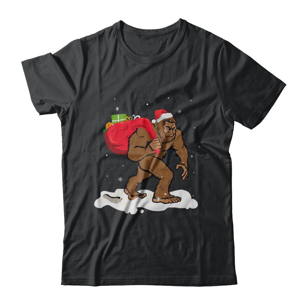 Bigfoot Santa Christmas Boys Men Sasquatch Xmas Gift