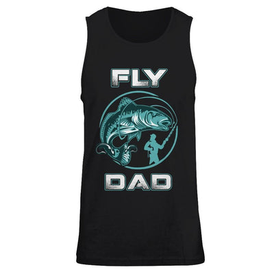 Fly Fishing Dad-T-Shirt & Hoodie-Unisex Tank-Black