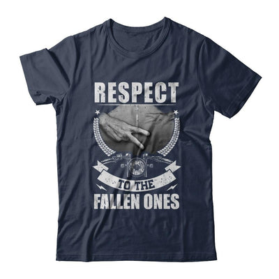 Respect To The Fallen Ones Motorbike-T-Shirt & Hoodie-Classic T-Shirt-Navy