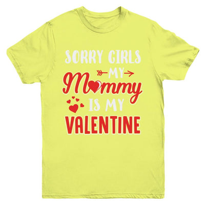 Funny Valentines Day Toddler Boy Mommy Is My Valentine Youth-Youth Shirt-Youth T-Shirt-Daisy