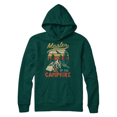 Camping Master Of The Campfire Fathers Mothers Day Gift-T-Shirt & Hoodie-Pullover Hoodie-Deep Forest