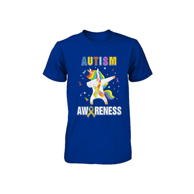 Inspirational Autism Awareness Unicorn Support Youth-Youth Shirt-