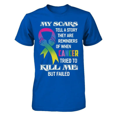 Cancer Survivors They Are Reminders Of When Cancer Tried To Kill Me-T-Shirt & Hoodie-Premium T-Shirt-Royal