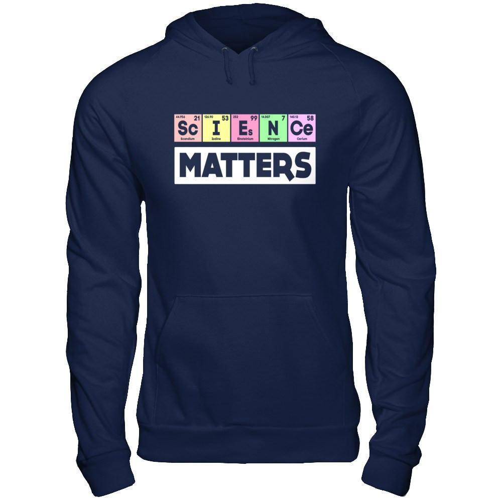 Science Matters March For Science-T-Shirt & Hoodie-Pullover Hoodie-Navy