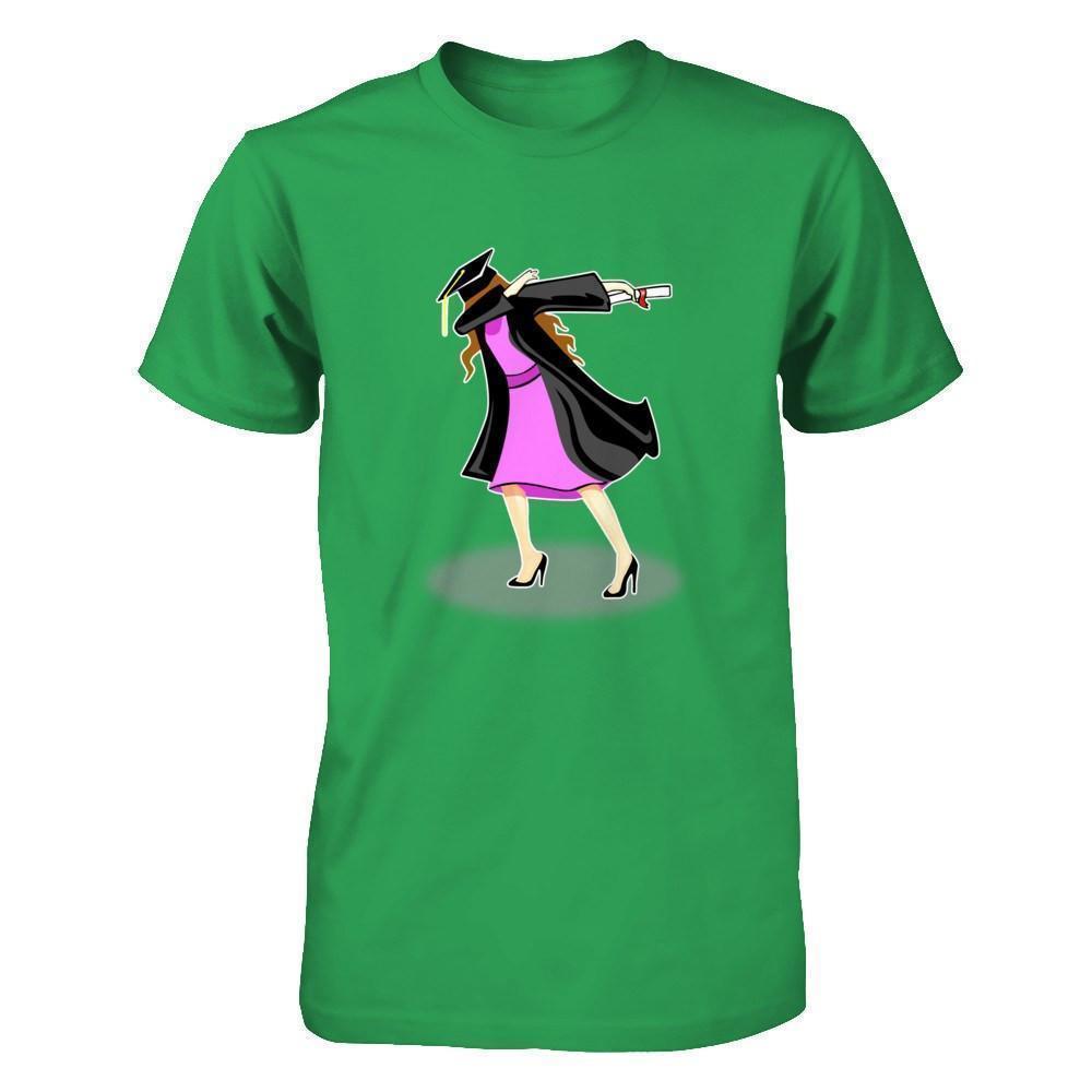 Funny Dabbing Senior College High School Graduation 2018-T-Shirt & Hoodie-Premium T-Shirt-Kelly Green