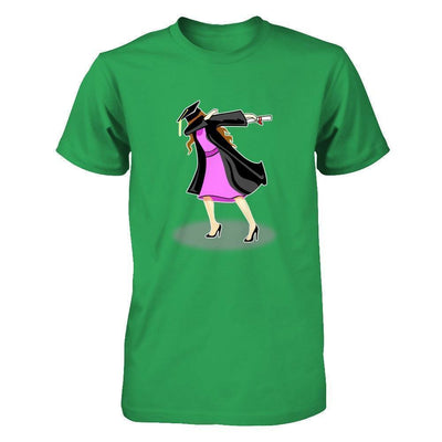 Funny Dabbing Senior College High School Graduation 2018-T-Shirt & Hoodie-Premium T-Shirt-Kelly Green