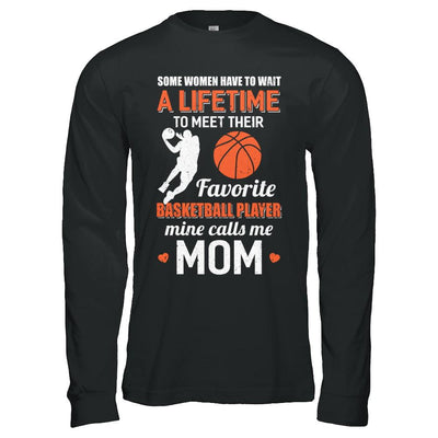 Funny My Favorite Basketball Player Calls Me Mom-T-Shirt & Hoodie-