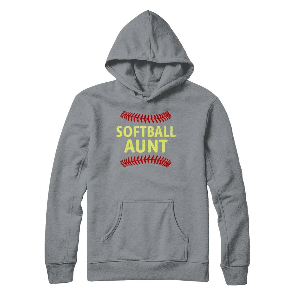 Softball Aunt-T-Shirt & Hoodie-