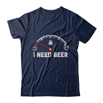 Funny Saying Cars I Need Beer-T-Shirt & Hoodie-Classic T-Shirt-Navy