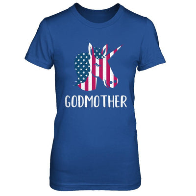 Patriotic Godmother Unicorn Americorn 4Th Of July-T-Shirt & Hoodie-Women's T-Shirt-Royal