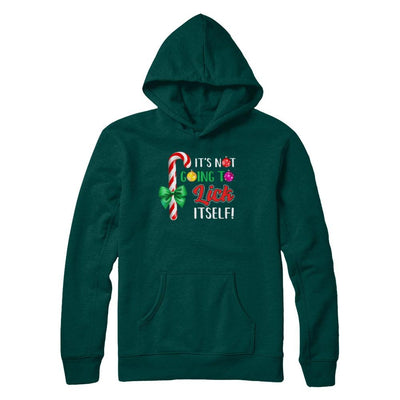 It's Not Going To Lick Itself Funny Candy Christmas-T-Shirt & Sweatshirt-Pullover Hoodie-Deep Forest